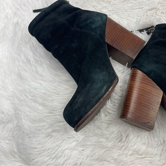 Jeffrey Campbell Rumble Homemade Havana Last Suede High Heel Booties - Picture 13 of 15